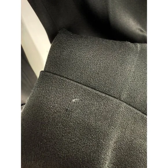 Hellessy Black Kooning satin trousers with shirttail overlay, size 4 - Picture 10 of 16